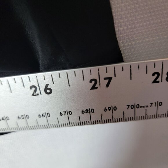 CS SIGNATURE Womens Windbreaker Coat Sz 1X Pockets Lined Button & Zip Black/Tan - Picture 12 of 16